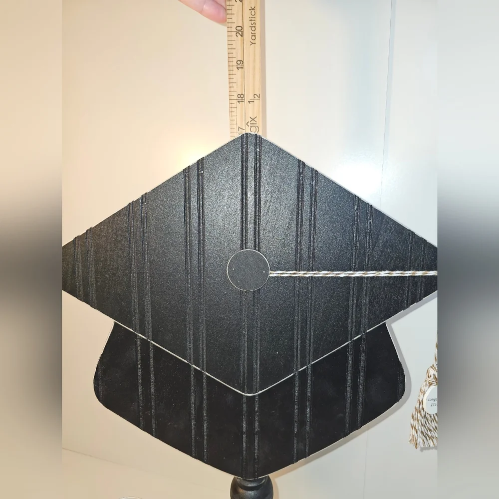 Glory Haus Black Wood Graduation Cap Accent Decor - Picture 4 of 9